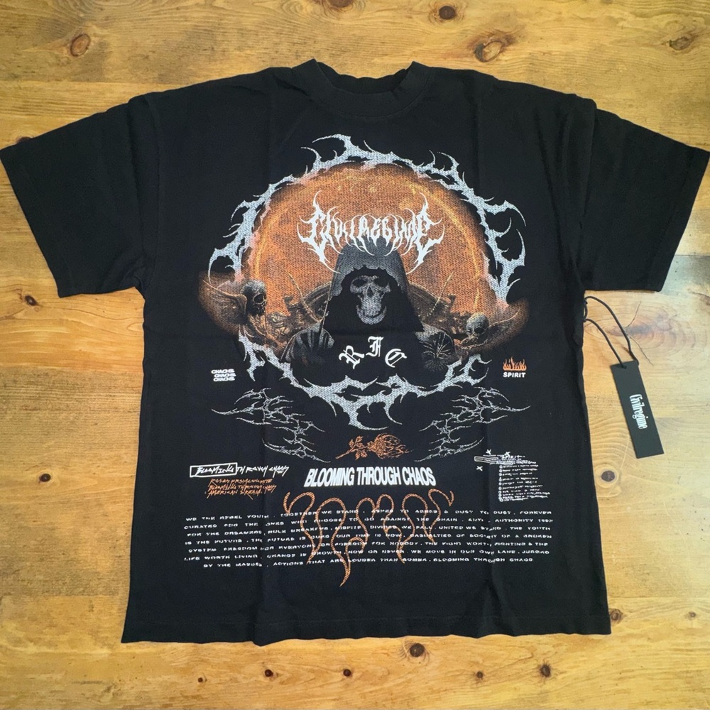 Civil Regime Spiral American Classics Oversized Tee Black Men's T-Shirt